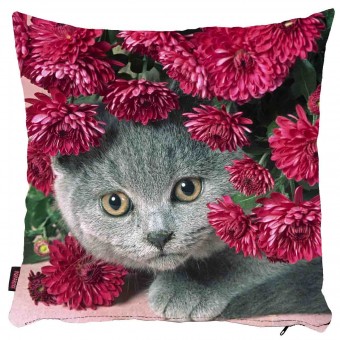 Kedili Yastık Kılıfı-24